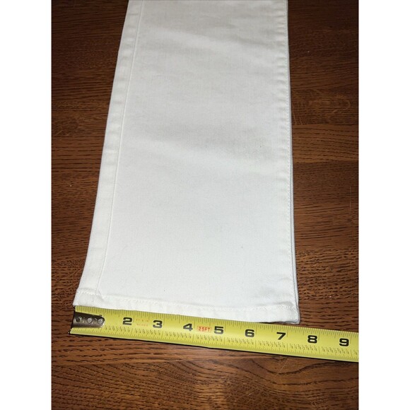 Levis Demi Curve Classic Rise White Jeans Womens 8/29 - Picture 3 of 7